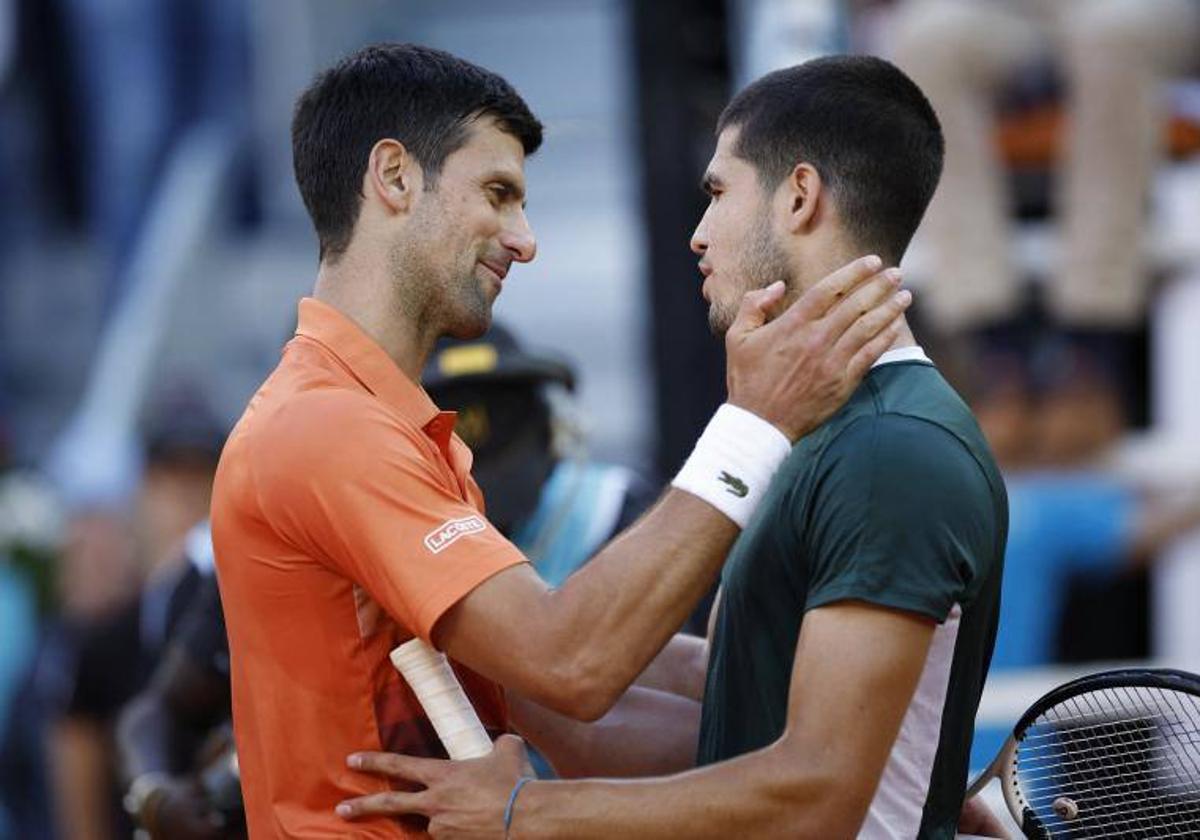 Carlos Alcaraz Y Novak Djokovic | El último Gran Elogio De Djokovic A ...